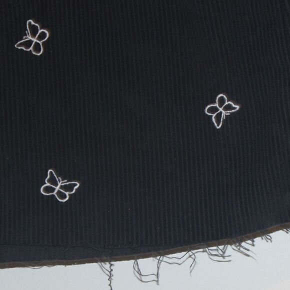 Pacsun Butterfly corduroy Mini Skirt Women Size 26 - Picture 9 of 11